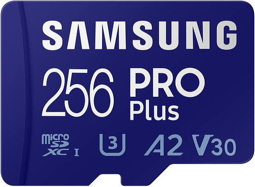 Tarjeta De Memoria Samsung Pro Plus Adaptador 256gb 160mb/s Mb-md256ka/am