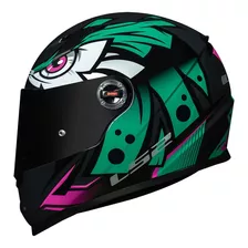 Capacete Ls2 Ff358 Tribal Verde Feminino Masculino