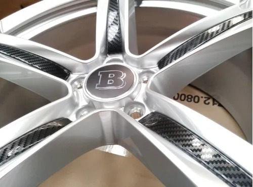 Tapon Brabus 75mm Centro Rin Kit 4 Pzs Emblema Mercedes Amg Foto 3