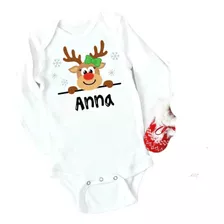 Body Bebe Pilucho Navidad Personalizado