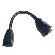 Keystone Hdmi F+f Com Rabicho 10cm Versão 1.4 Branco