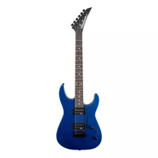 Guitarra Elétrica Jackson Js Series Js11 Dinky De Choupo Metallic Blue Metálico Com Diapasão De Amaranto