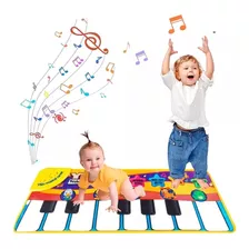 Tapete Piano Musical Para Bebé, Alfombra Teclados Infantil