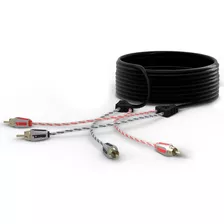 Cable Rca Premium Ds18 Hqrca 6m 20ft Calidad Ofc Mallado
