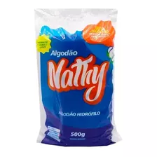 Algodão Puro Hidrófilo Rolo 100% Macio Nathy - 500 Gramas