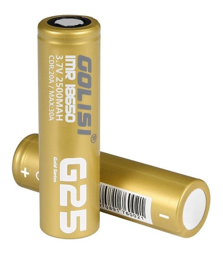Bateria Recargable Golisi G25 18650 2500mah 20a