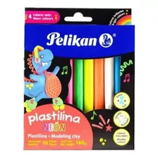 Plasticina Pelikan Fluo X10 Serviciopapelero