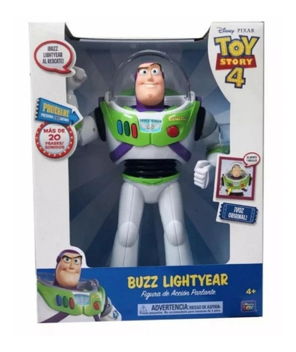 Toy Story 4 Buzz Lightyear Figura De Acción D Lujo 20 Frases