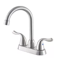 Hotis Bathroom Faucets For Sink 3 Hole, Brushed Nickel Ce