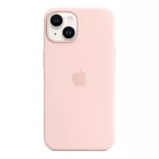 Funda iPhone 14 Silicona With Magsafe - Chalk Pink Color Chalc Pink Liso - Distribuidor Autorizado