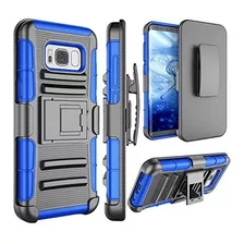 S8 Funda Galaxy S8 Fundas Correa Caja Jeylly Cinturon Clip 