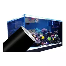 Adesivo Para Aquario 100x60 Vinil Preto 