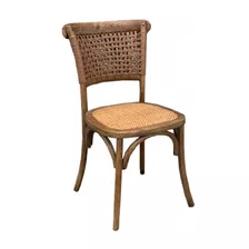 Silla Cross Madera Vintage Ratan Thonet Emuebles