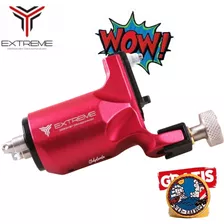 Maquina Tatuar Rotativa Dragonhawk Extreme Red Linea Sombra