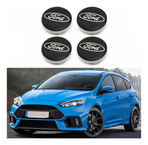 Tapa X1 Rin Ford 54mm Fiesta Fusion Focus Ecosport Escape Foto 2