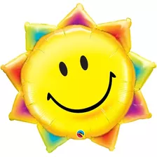 Globo Microfoil 35 87,5cm Smile Sol Emoji - Qualatex