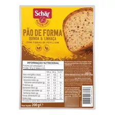 Pan Schar En Rodajas Con Lino Y Quinoa Sin Tacc X 200 Grs.