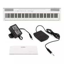 Piano Digital Yamaha P125a 88 Teclas C/ Fonte Branco P-125 A