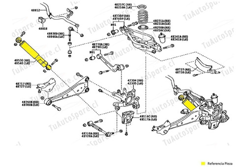 Amortiguador Trasero Toyota Rav4 2006-2018, Izq+der .par Foto 4