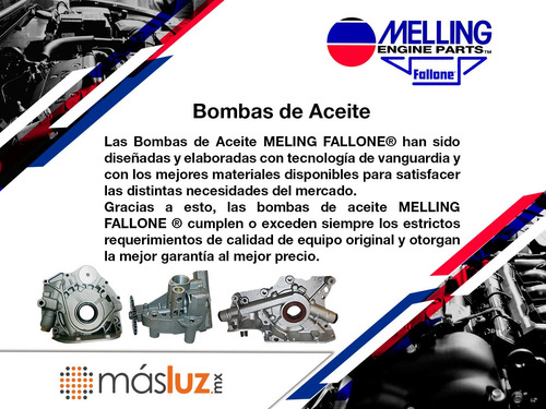 1-bomba Aceite Peugeot 807 4 Cil 2.0l 05/08 Melling Fallone Foto 4