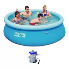 Piscina Inflável 2300 Litros + Filtro 220v - Bestway 