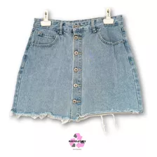 Falda Jeans Azul L Index