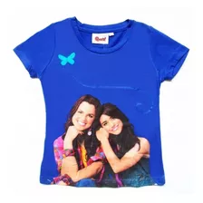 Camiseta Nickelodeon Grachi Niña Talla 6 Color Azul