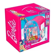 Barraca Infantil Barbie Mundo Dos Sonhos 50 Bolinhas - Fun