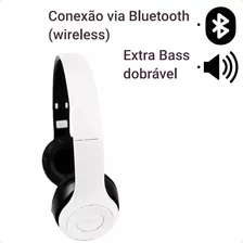 Fone De Ouvido Bluetooth Portátil Dobrável Wireless