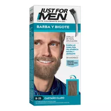Tintura Gel Just For Men Para Barba Y Bigote Castaño Claro