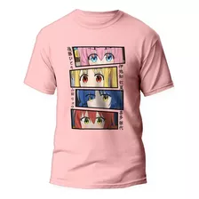 Camiseta Bocchi The Rock Band Anime 5 Rosa