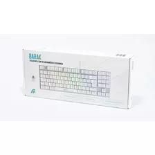 Teclado Gamer Aplus Tech Barak White Rainbow Brow Switch