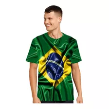 Camisa Blusa Camiseta Fc8550 Brasil Bandeira Patria Amada