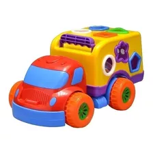 Caminhão Robustus Baby Didático Com Encaixes - Diver Toys