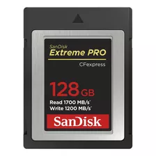 Cfexpress Sandisk 128gb Extreme Pro Card Type B 1700mb/s