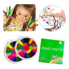 Livro De Desenho Funny Finger De 40 Páginas Finger Paints Ch