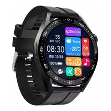 Relógio Smartwatch Hw3 Pro Nfc 46.8mm Masculino Caixa Preto Pulseira Preto Desenho Da Pulseira Silicone