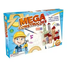 Brinquedo Educativo Mega Construções 200 Peças Pais & Filhos