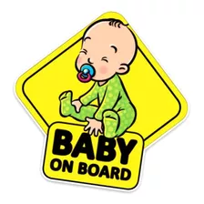Bebê Sinal De Segurança Adesivo De Para Carro 15 X 15 Cm