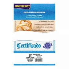 Papel Sublimático A4 100g Branco 100 Fls Masterprint Premium