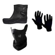 Botas Lluvia + Primera Piel + Mascara Neoprene Bagattini Pro