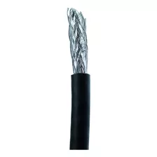 Cable Coaxial Rg59 75 Ohms Bishield Aluminio 50% Negro