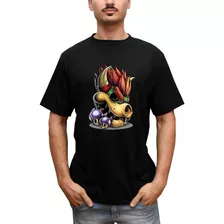 Camisa Camiseta Rei Koopa Bowser Camiseta Super Mario