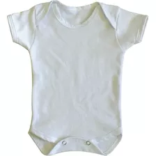 40 Body Bebê Para Sublimação Ribana 100% Poliester Branco