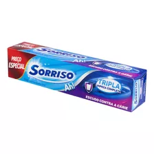 Creme Dental Sorriso Tripla Limpeza Completa 120g