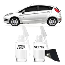 Tinta Tira Risco Automotivo Ford New Fiesta Branco Ártico