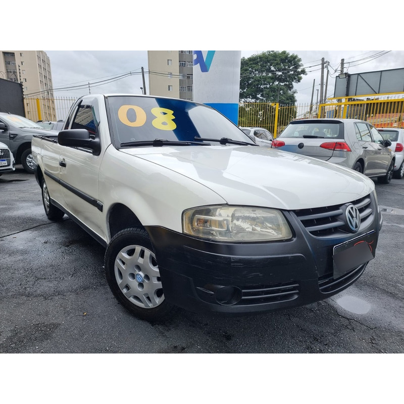 Comprar Picape Volkswagen Saveiro 1.6 G4 Titan Flex Preto 2008 em Lorena-SP