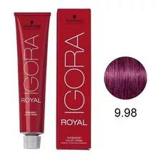 Tintura Coloracion Igora Royal Tono 9.98 Schwarzkopf 60g