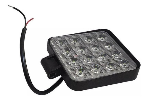 Par Faros Cuadrados 16 Hiper Leds 48w 4800lm 4x4 Jeep Atv 3 Foto 2