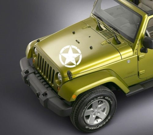 Adhesivo Estrella Jeep Wrangler. Foto 3